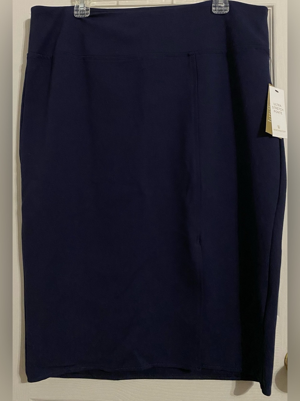 New-Worthington Ultra Stretch Ponte Skirt XL